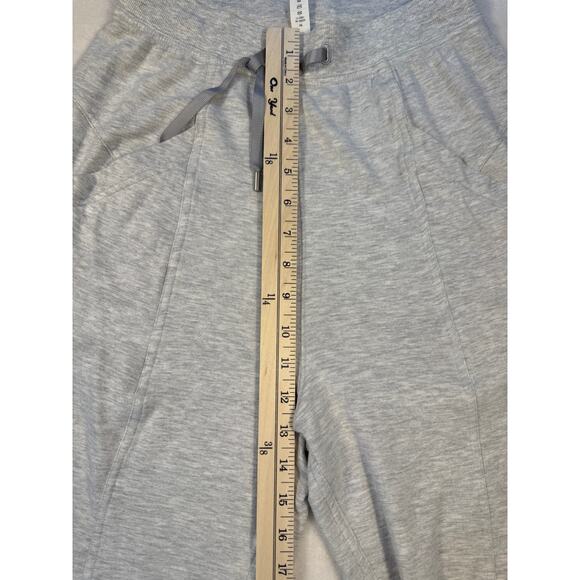 Lululemon 2 pc Set Warm Down Crew Top & Still Chill Jogger Pant Light Grey Small - Picture 8 of 11